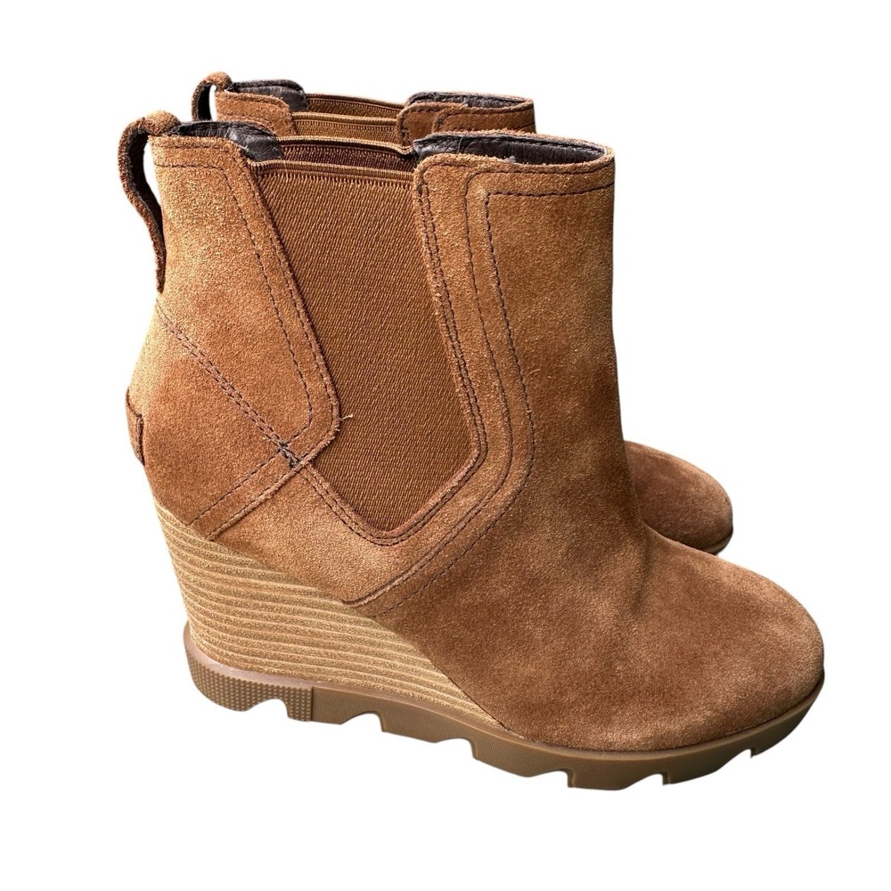 Sorel Joan Uptown Chelsea Boot Women's Size 8 US Velvet Tan Brown 1930921-242 - Picture 2 of 15